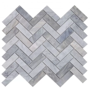 Herringbone Italian Grey - marble tile